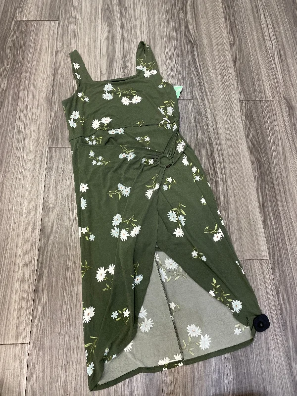Dress Casual Midi By No Boundaries  Size: Xl Soft Pleated Midi