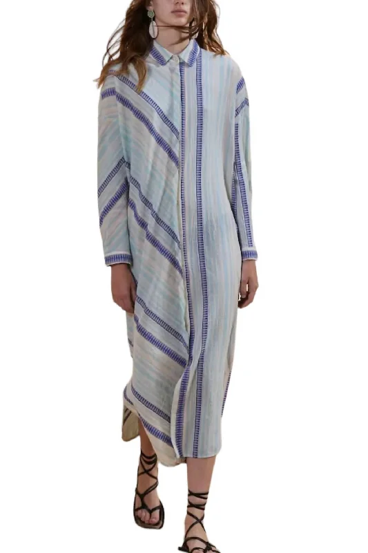 Frantzeska Dress In Blue Lounge unclassified dresses
