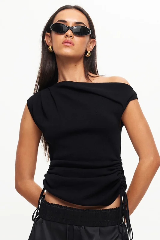 LIONESS Original Sin Top Onyx Knitted unclassified dresses