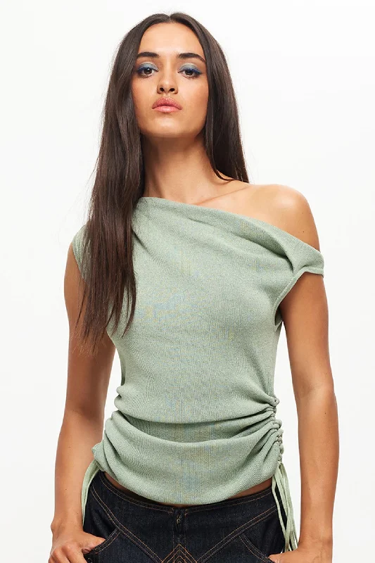 LIONESS Original Sin Top Sage Earthy tone unclassified dresses
