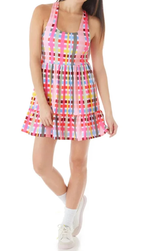 Love All Dress In Multi Plaid Short unclassified dresses