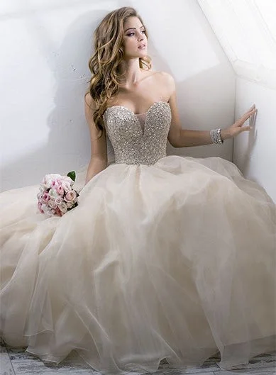 Maggie Sottero Maggie Sottero Sweetheart Ball Gown Open-back unclassified dresses