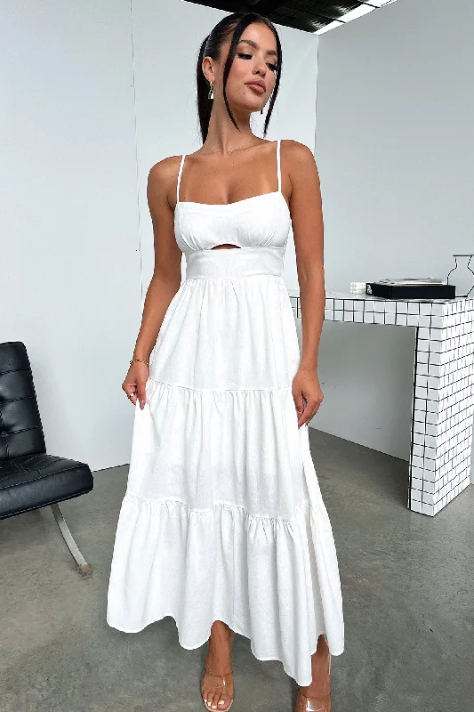 Mirana Dress - White Corset unclassified dresses