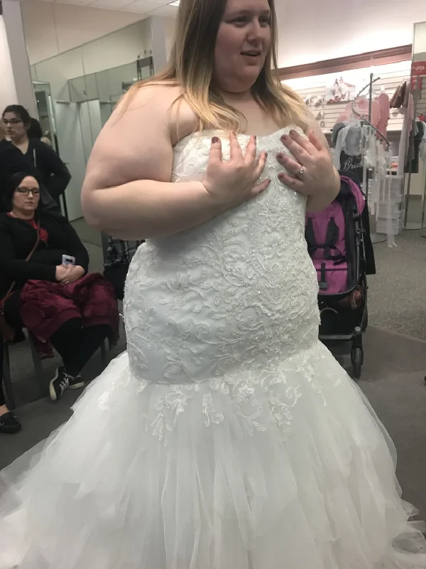David's Bridal Mermaid Cotton unclassified dresses