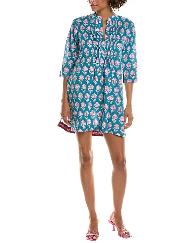 Pomegranate Pintuck Shift Dress Elegant evening unclassified dresses