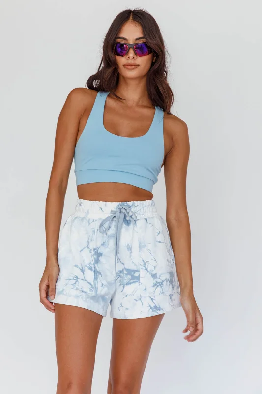 Serene Racerback Crop Top Grey High-low unclassified dresses