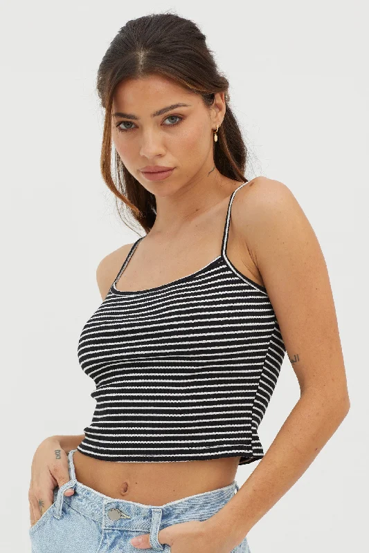 Sold Out Ribbed Cami Top Black Base Unique unclassified dresses