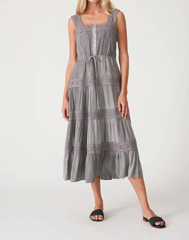 Stevie Dress In Grey Engagement unclassified dresses