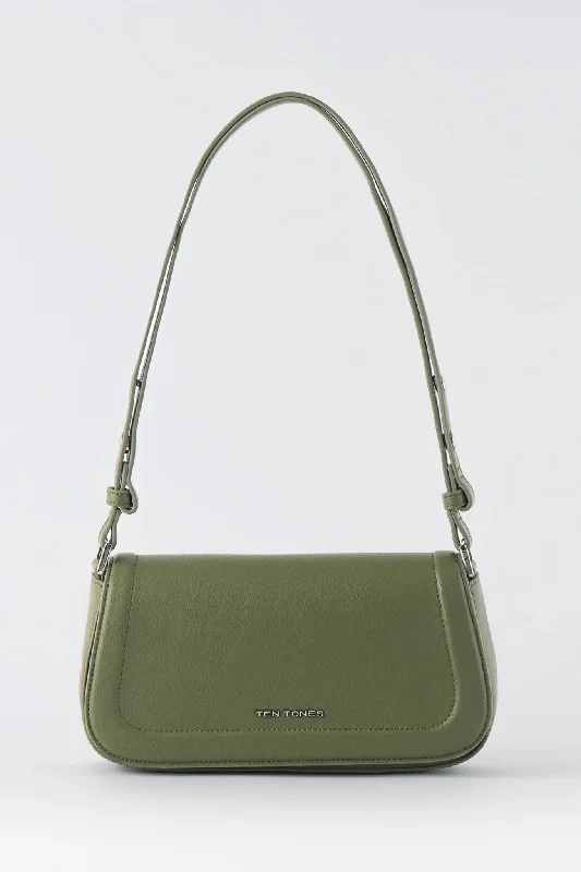 TEN TONES Bruno Baguette Bag Olive Formal unclassified dresses