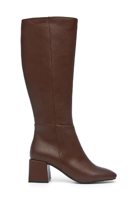 THERAPY Wolf Boot Chocolate Plus size unclassified dresses