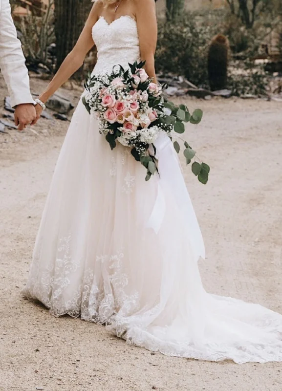 David's Bridal Jewel/v3836 A-line unclassified dresses